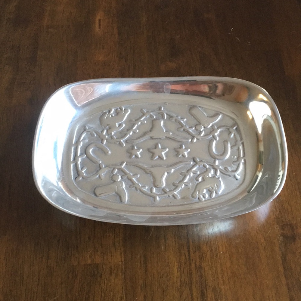NWOT Small western silver tray